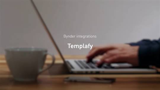 Bynder integrates with Templafy